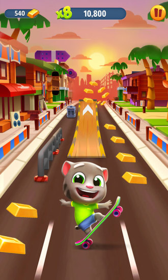 汤姆猫跑酷解锁版截图2