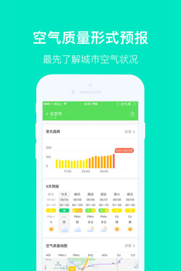 空气质量发布app